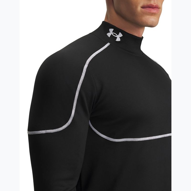 Férfi hosszú ujjú edzőfelső Under Armour Cold Weather Grid black/black/white 3