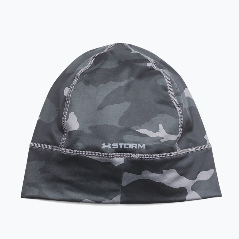 Férfi futósapka Under Armour Storm Men'S Storm Launch Beanie castlerock/black 2