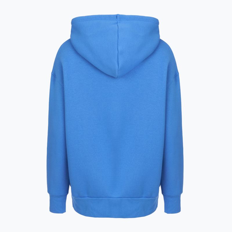 Női Under Armour Icon Fleece kapucnis pulóver kék atlantisz/fehér 5