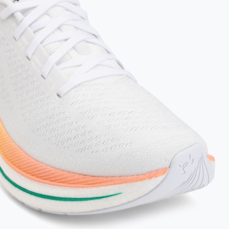 Női futócipő Under Armour Velociti SPD white/orange bloc/metallic silver 7