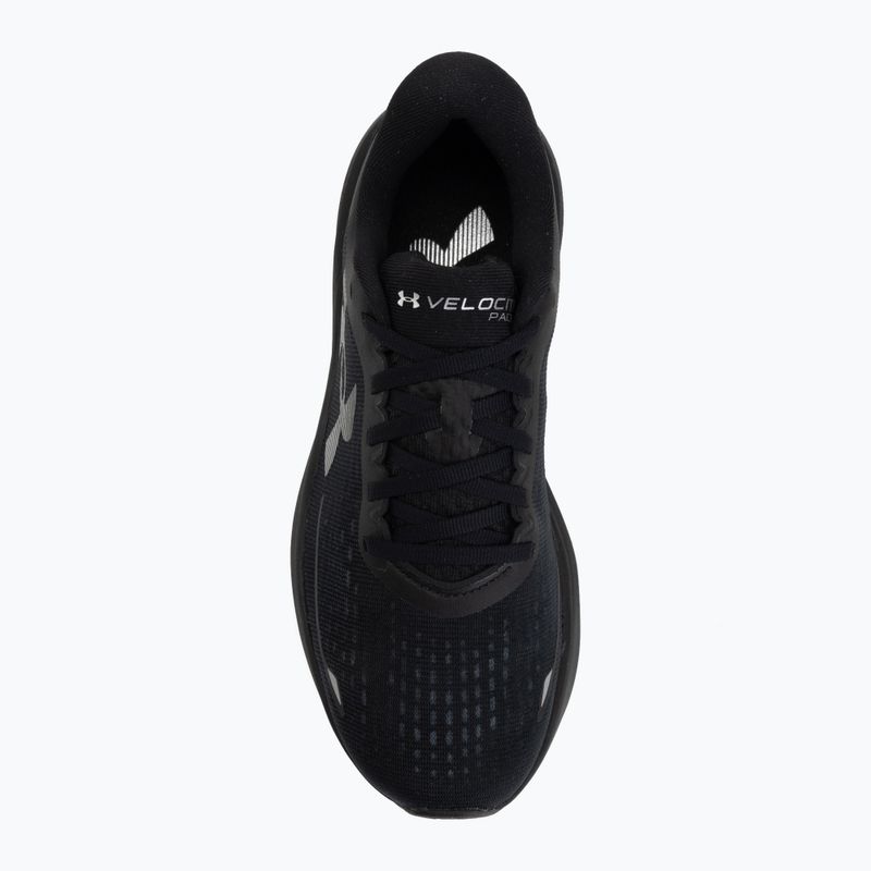 Férfi futócipő Under Armour Velociti Pace black/black/metallic silver 5