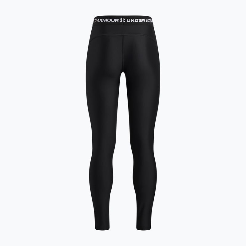 Gyerek leggingsek Under Armour HeatGear Graphic Leggings black/white 2