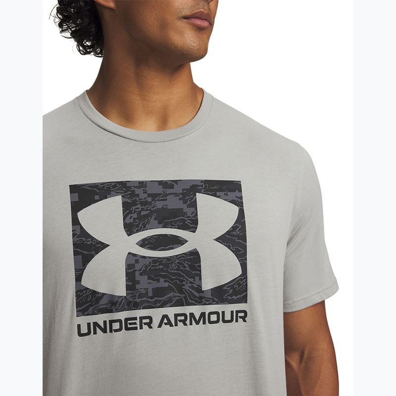 Férfi edzőpóló Under Armour ABC Camo Boxed Logo titanium/black 3