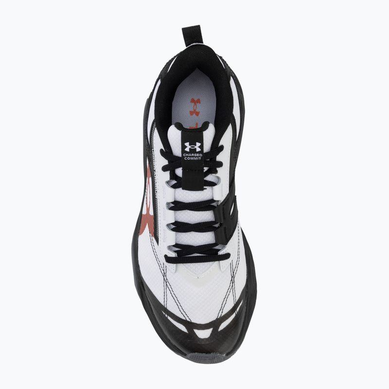 Férfi edzőcipő Under Armour Charged Commit TR 5 white/black/venom red 5