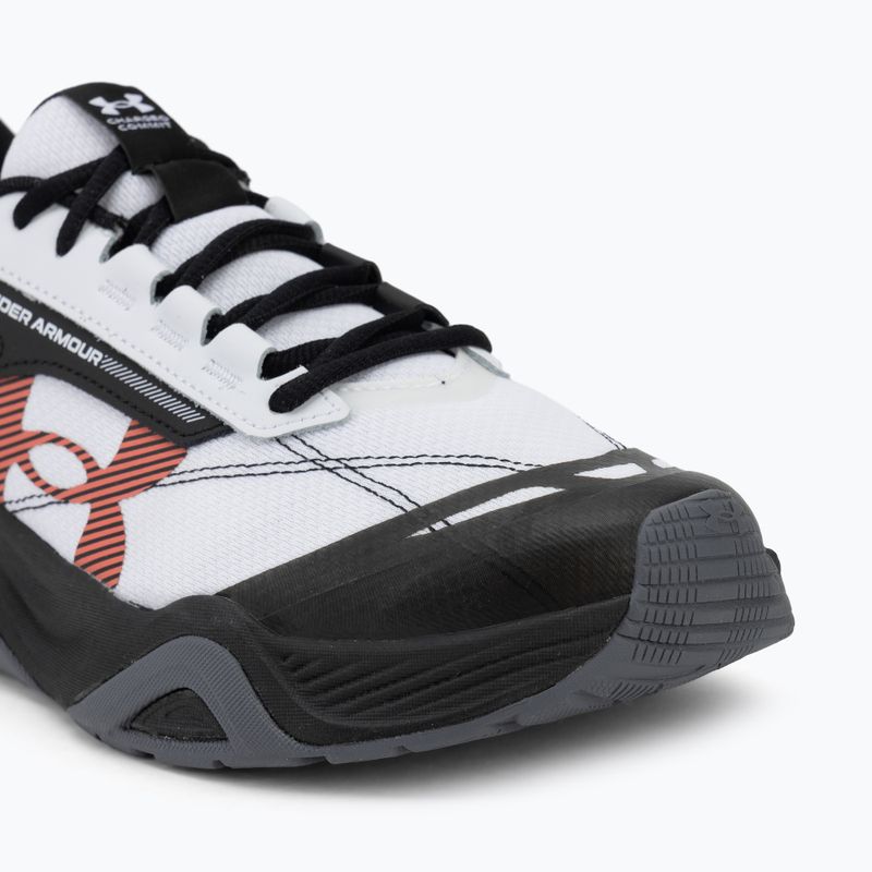 Férfi edzőcipő Under Armour Charged Commit TR 5 white/black/venom red 7