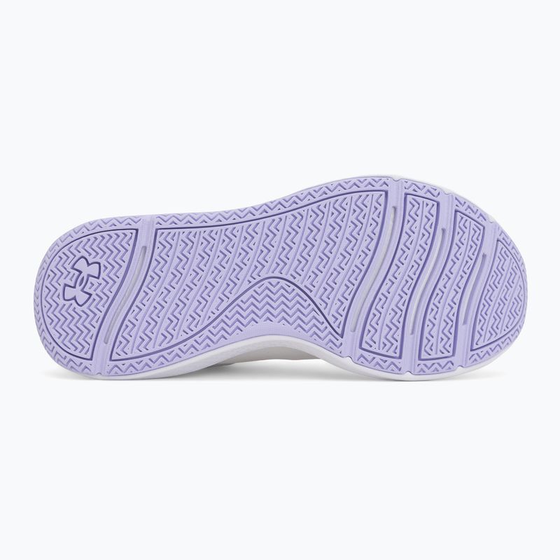 Női edzőcipő Under Armour Aurora 3 white/white/purple crest 4
