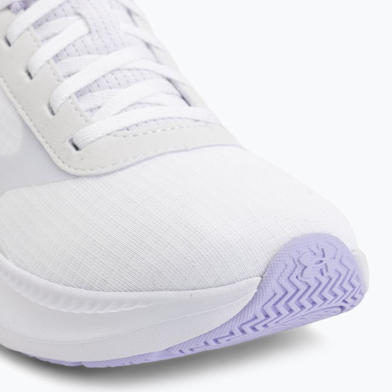 Női edzőcipő Under Armour Aurora 3 white/white/purple crest 7