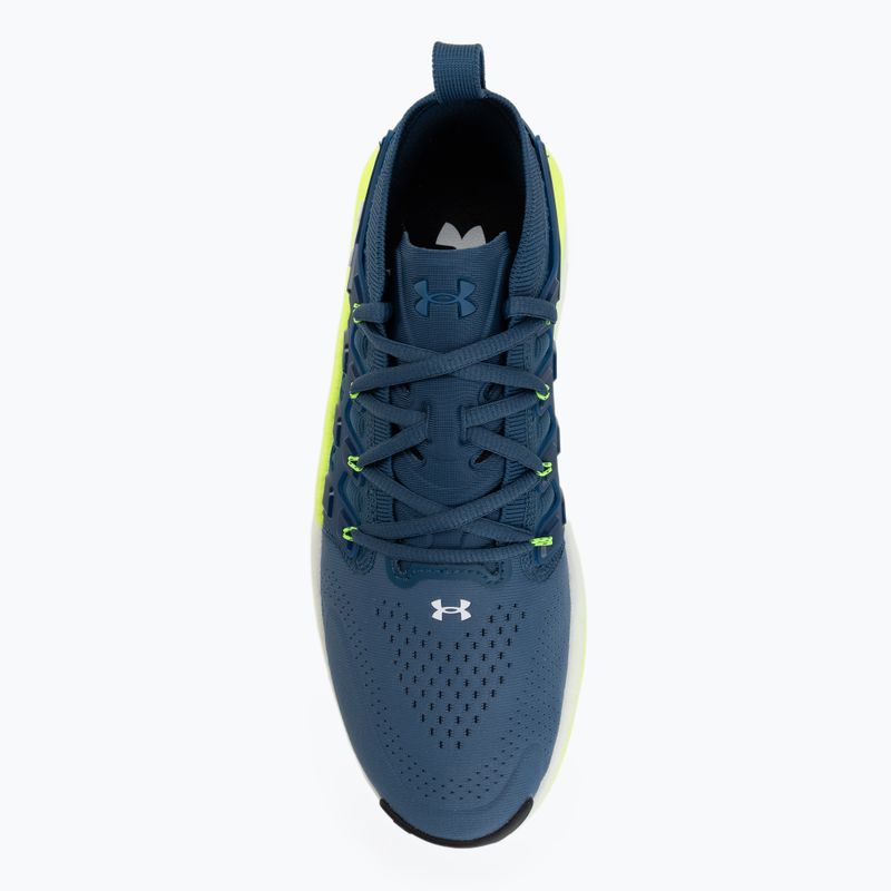 Férfi edzőcipők Under Armour Phantom X ultimate wham blue/hyper green/white 5