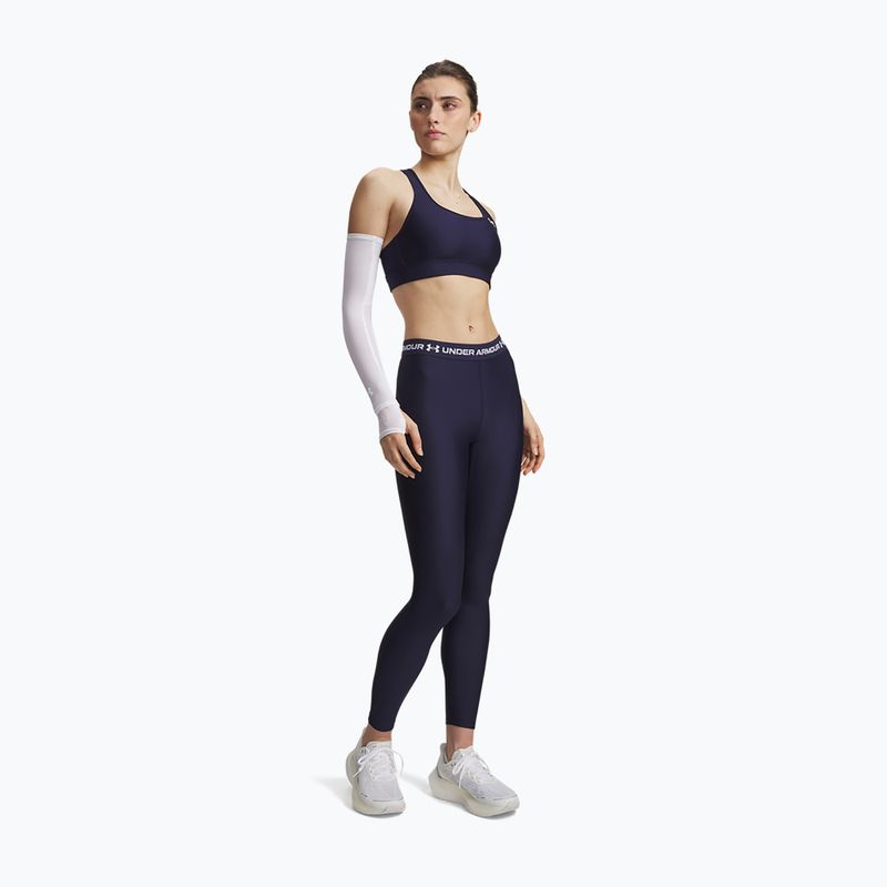 Női edzőleggingsek Under Armour HeatGear Leggings midnight navy/white 2