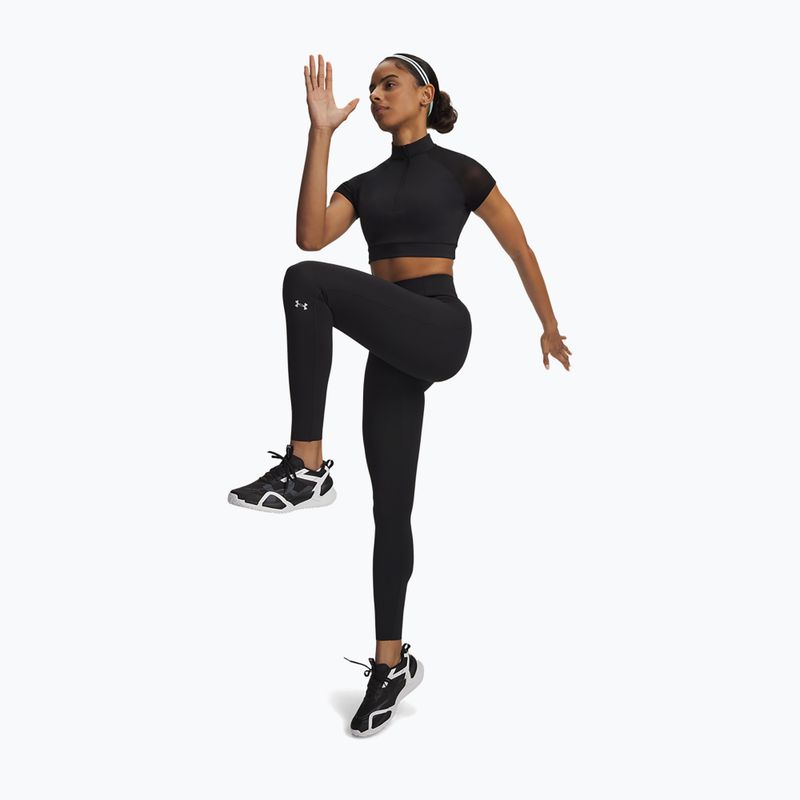 Női edzőleggingsek Under Armour Vanish Elite Leggings ultimate black/metallic silver 2