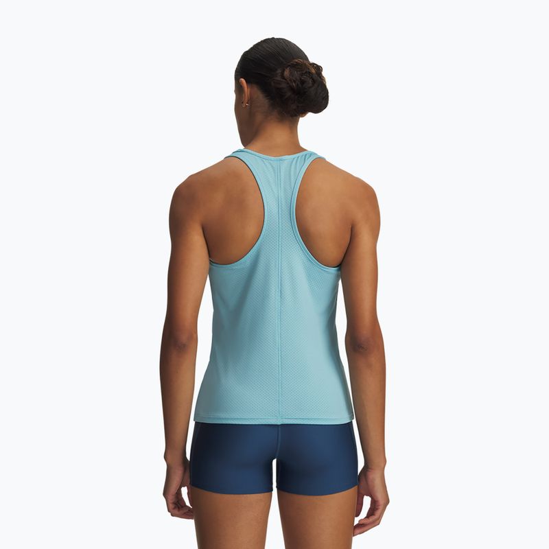 Női edző trikó Under Armour Tech Mesh Racer Tank blue haze/white 2