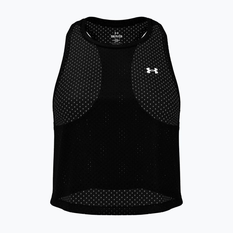 Női edzőtop Under Armour Tech Sport Mesh Crop Tank black/white