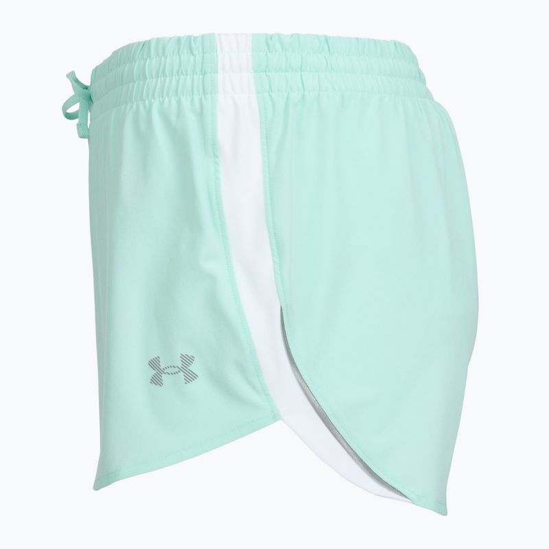 Női futóshort Under Armour Velociti Pro 4" 2N1 refresh mint/castlerock 3
