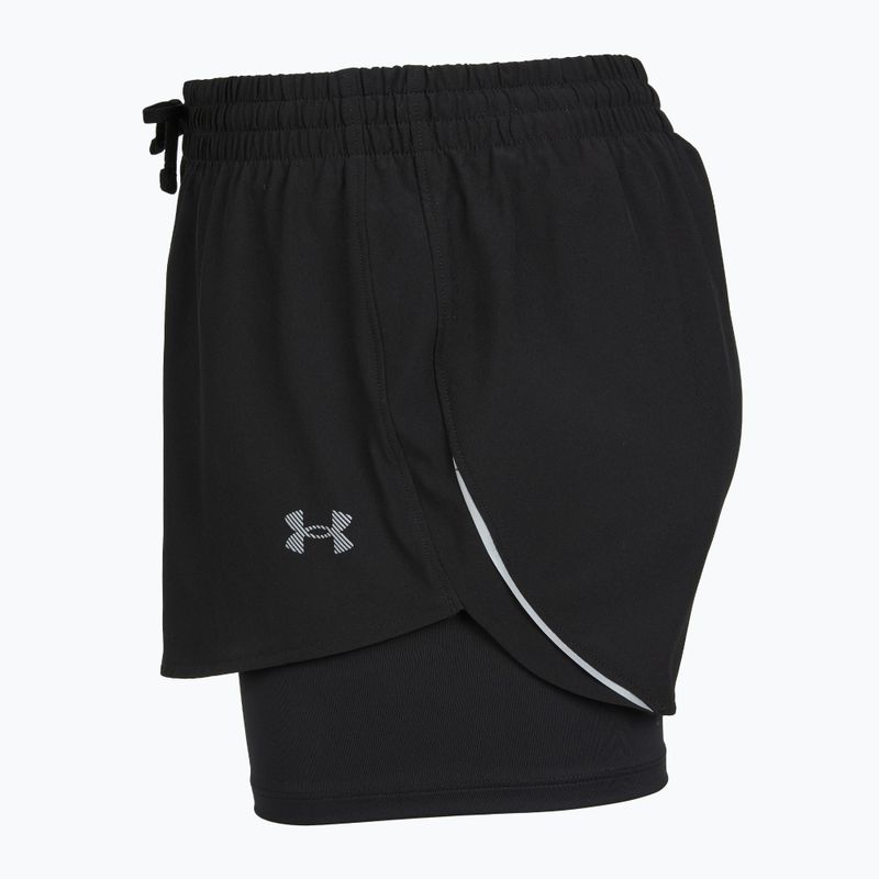 Női futóshort Under Armour Velociti Pro 4" 2N1 ultimate black/ultimate black/ultimate black 3