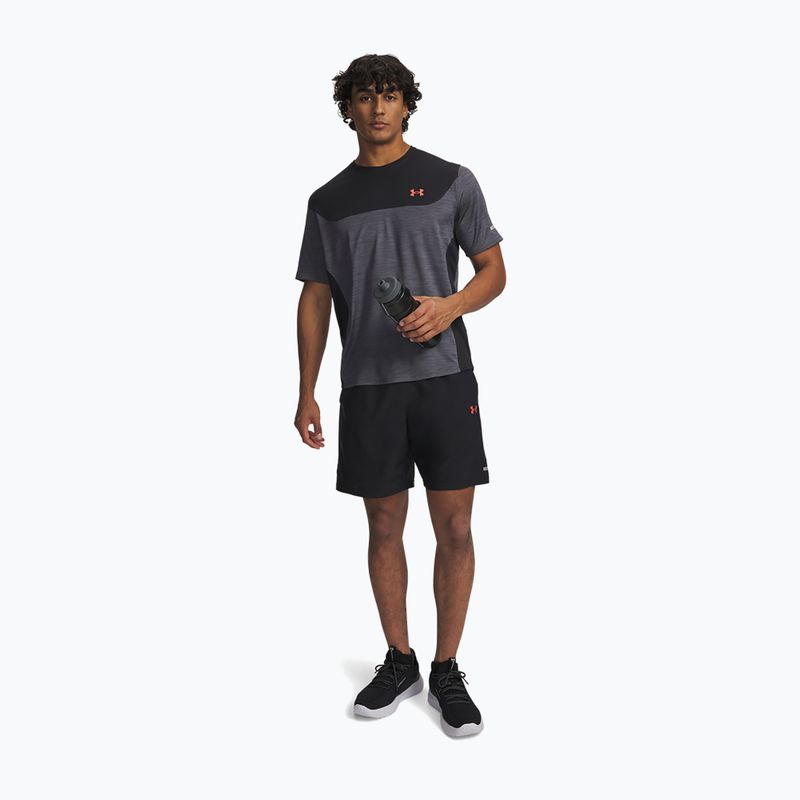 Under Armour Tech Utility férfi edzőshort black/venom red 2