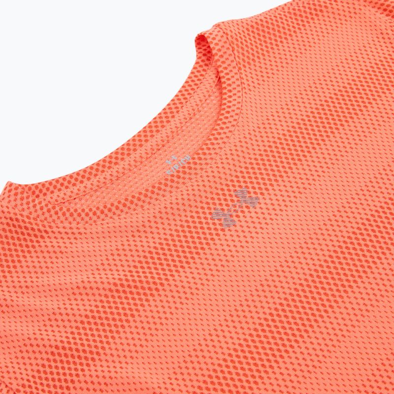 Női futópóló Under Armour Velociti electric tangerine/black/green mode 3