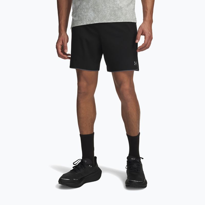 Férfi futónadrág Under Armour Velociti Pro 2IN1 Shorts ultimate black/reflective