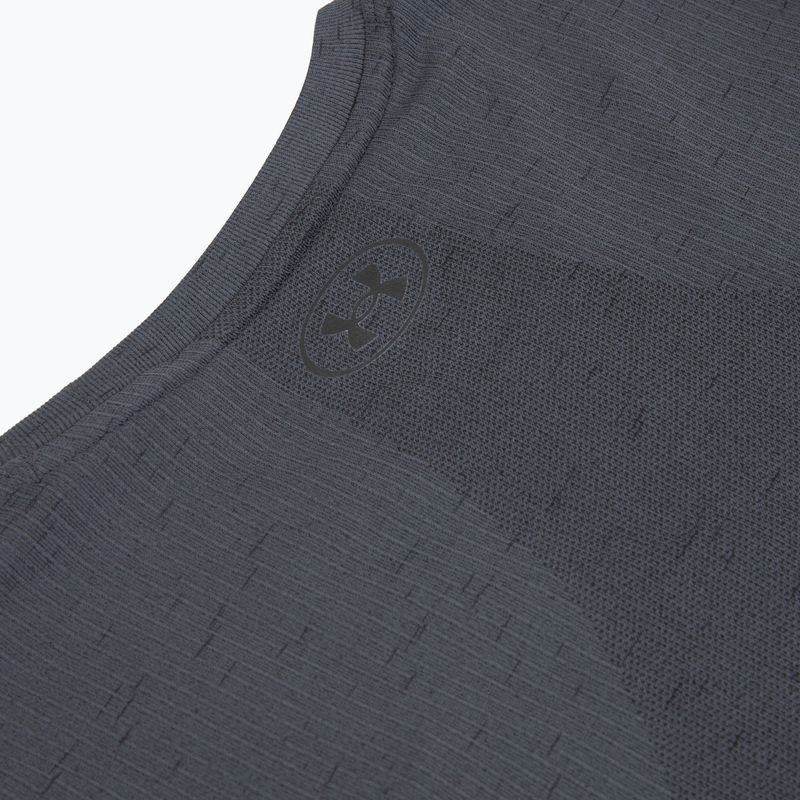 Férfi edzőpóló Under Armour Vanish Seamless castlerock/black 4
