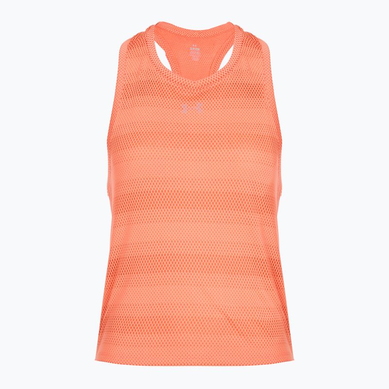 Női futópóló Under Armour Velociti Singlet electric tangerine/black/green mode