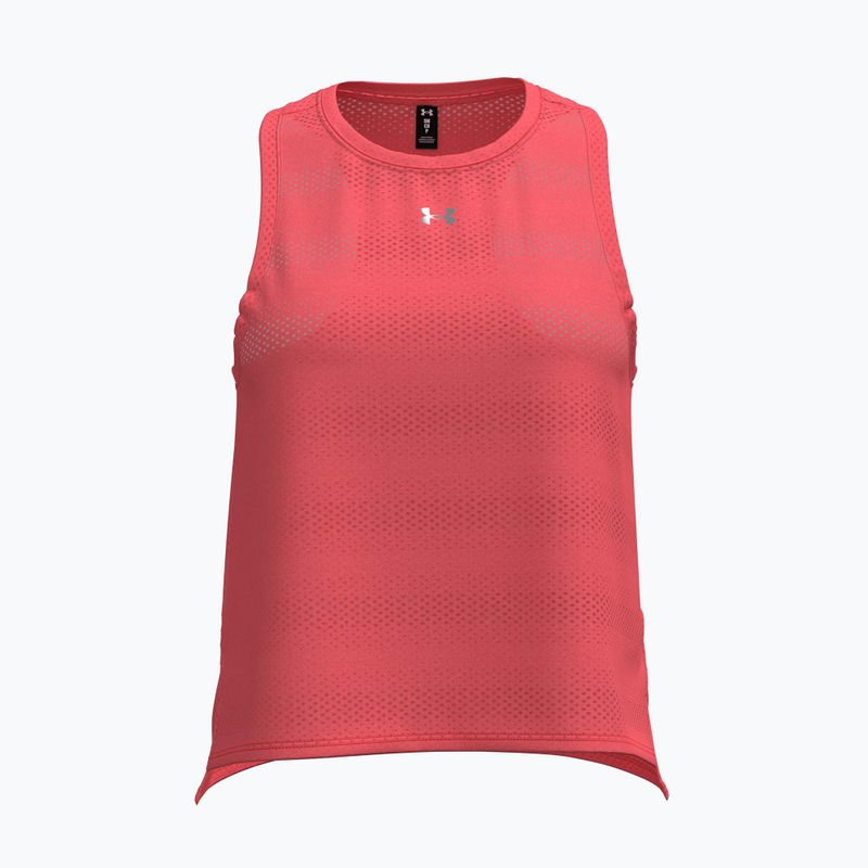 Női futópóló Under Armour Velociti Singlet electric tangerine/black/green mode