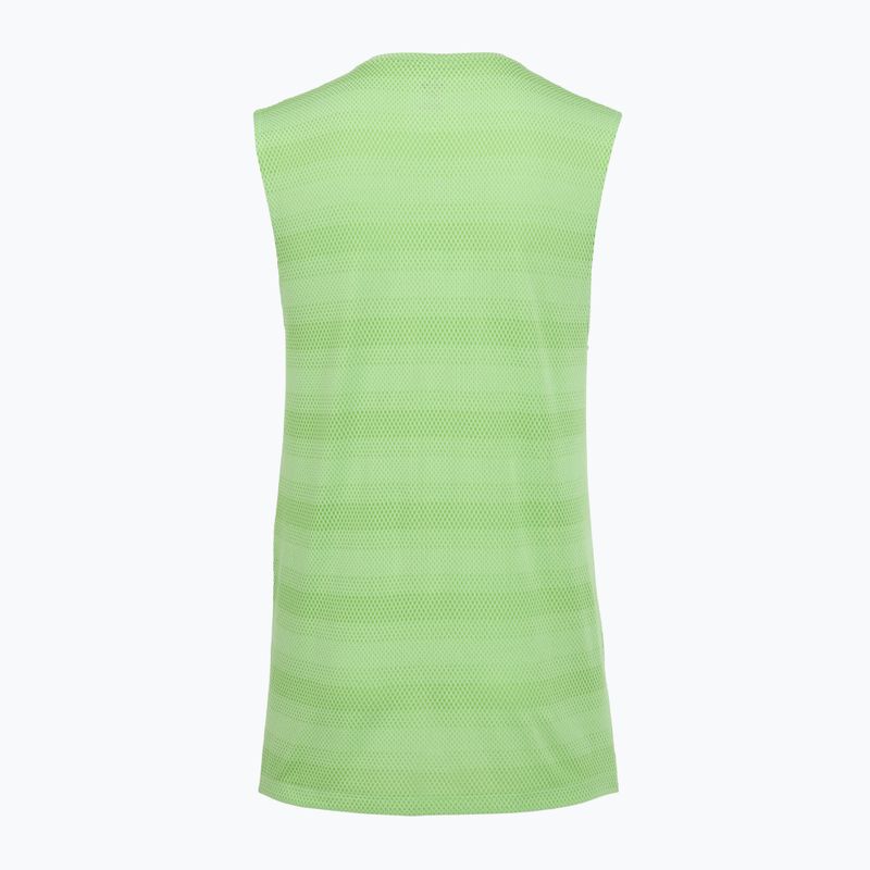 Under Armour Velociti Tank férfi futópóló lumos lime/white 2