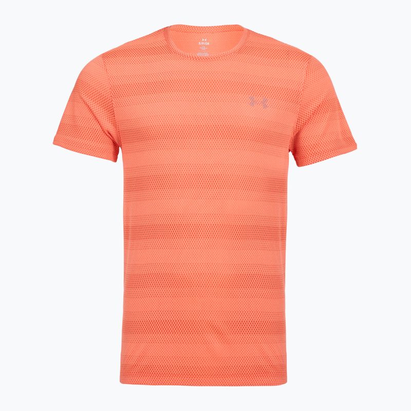 Férfi futópóló Under Armour Velociti electric tangerine/black/green mode