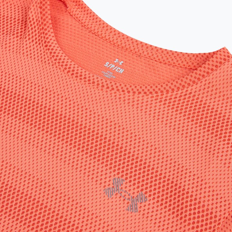 Férfi futópóló Under Armour Velociti electric tangerine/black/green mode 3