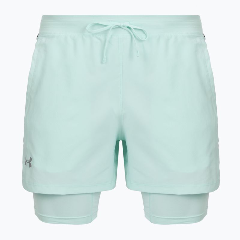 Férfi futóshort Under Armour Launch 5" 2IN1 refresh mint/castlerock