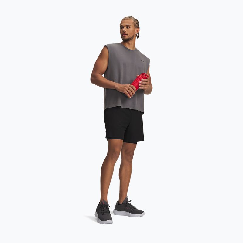Férfi edző rövidnadrág Under Armour Vanish Elite 2IN1 Shorts ultimate black/ultimate black/ultimate black 2