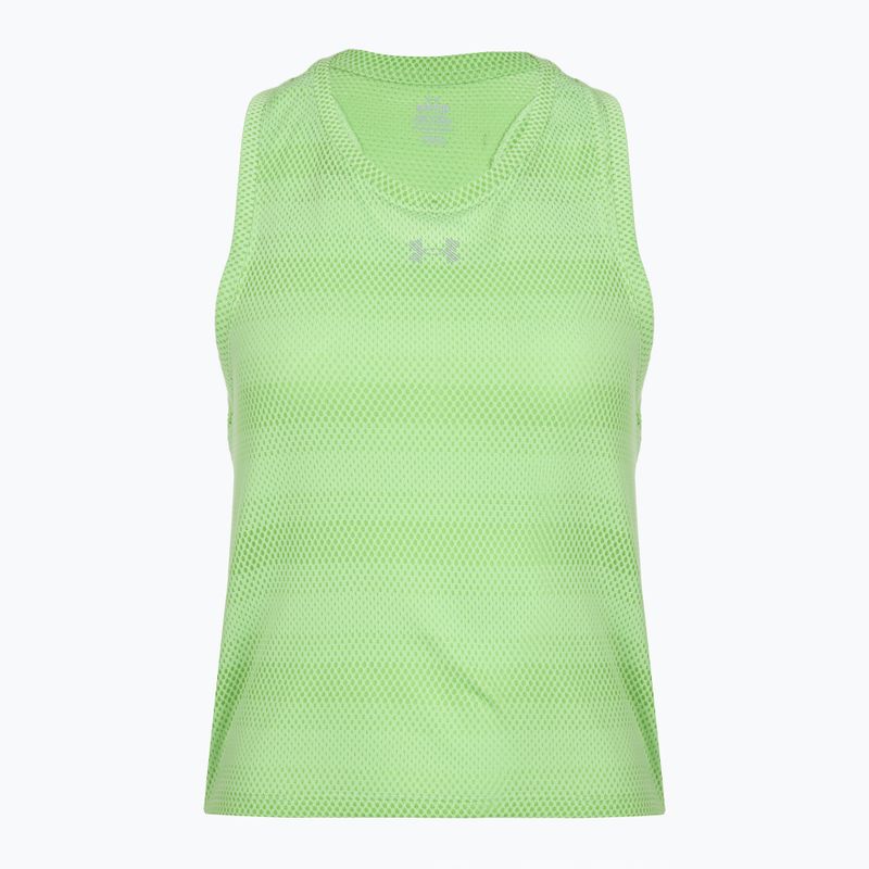 Női futópóló Under Armour Velociti Singlet lumos lime/white