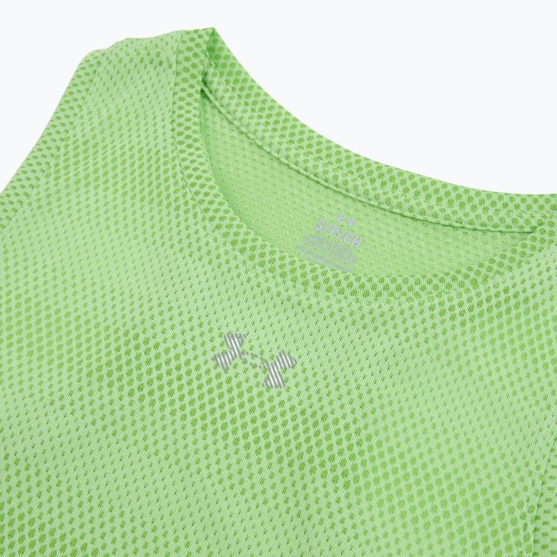 Női futópóló Under Armour Velociti Singlet lumos lime/white 3