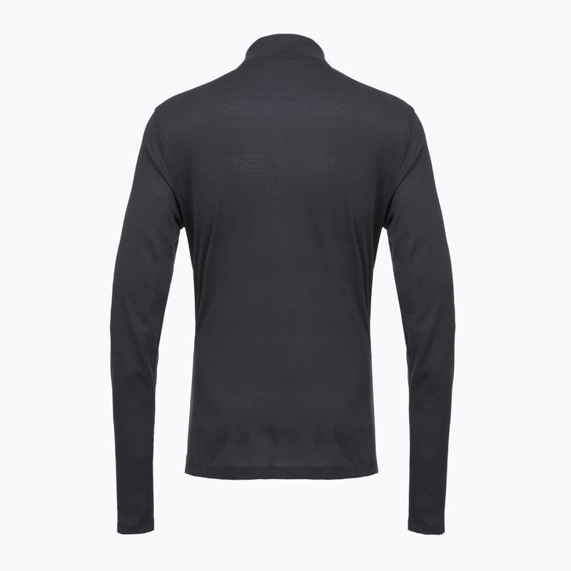 Férfi futó pulóver Under Armour Velociti 1/4 Zip black/black/metallic silver 2
