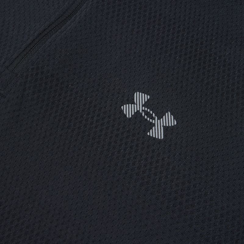 Férfi futó pulóver Under Armour Velociti 1/4 Zip black/black/metallic silver 3