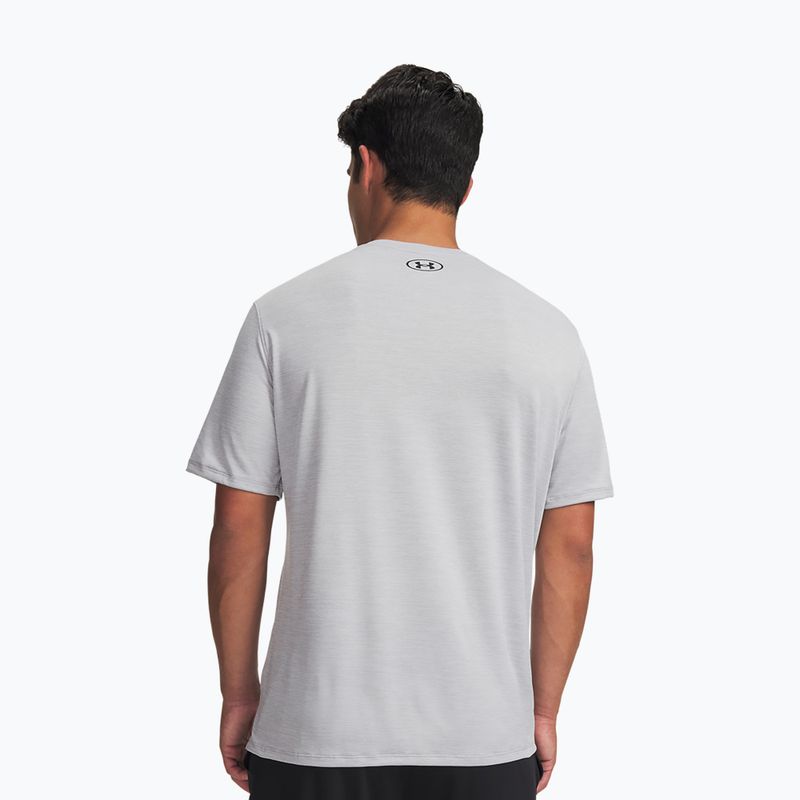 Férfi edző póló Under Armour Tech Vent halo gray/ultimate black 2