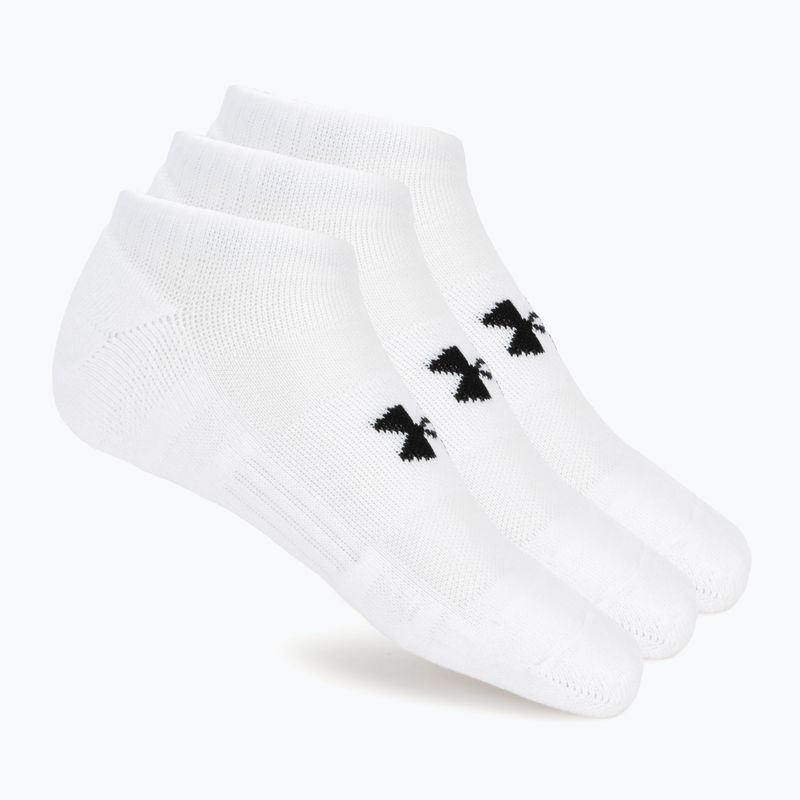 Férfi zokni Under Armour Performance Cotton NS 3 pairs white/white/ultimate black 4