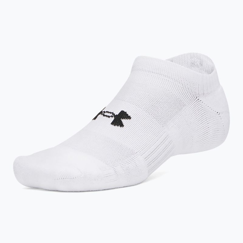 Férfi zokni Under Armour Performance Cotton NS 3 pack white/steel/steel 2