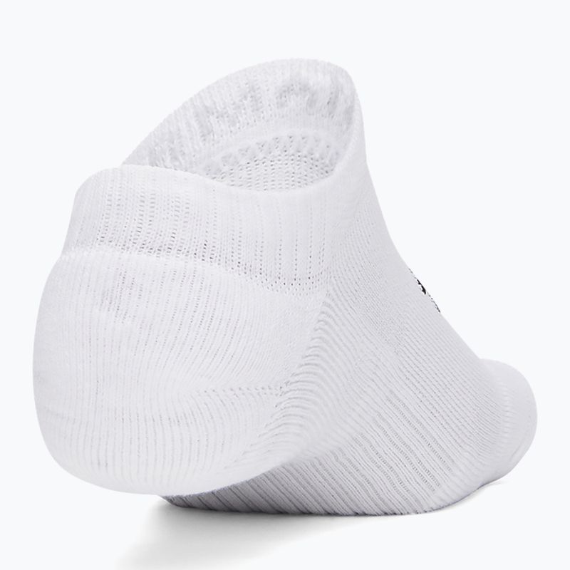 Férfi zokni Under Armour Performance Cotton NS 3 pack white/steel/steel 3