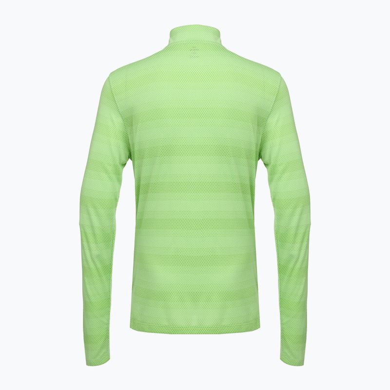 Férfi futó pulóver Under Armour Velociti 1/4 Zip lumos lime/white 2
