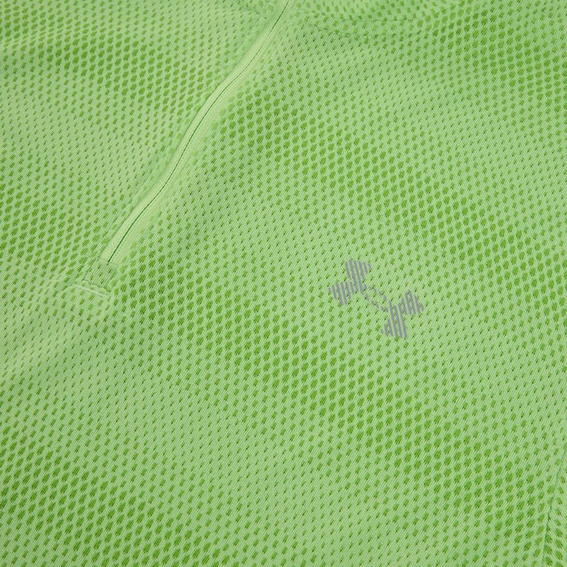 Férfi futó pulóver Under Armour Velociti 1/4 Zip lumos lime/white 3
