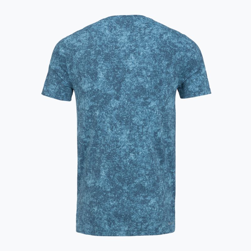 Under Armour Velociti Pro Print férfi futópóló wham blue/boundless blue/black 2