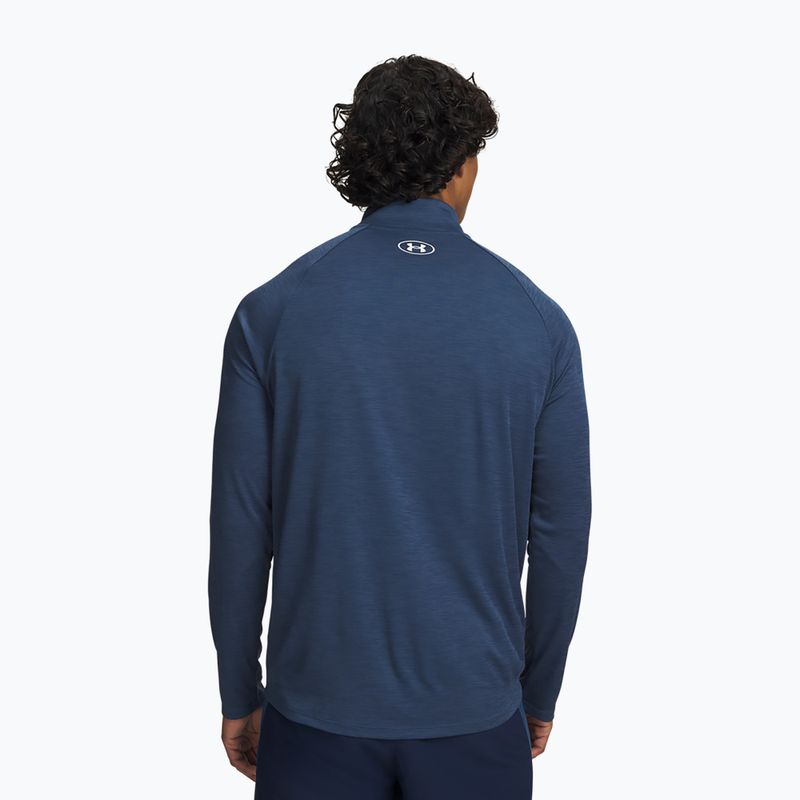 Férfi hosszú ujjú Under Armour Tech Textured 1/2 Zip wham blue/white 2