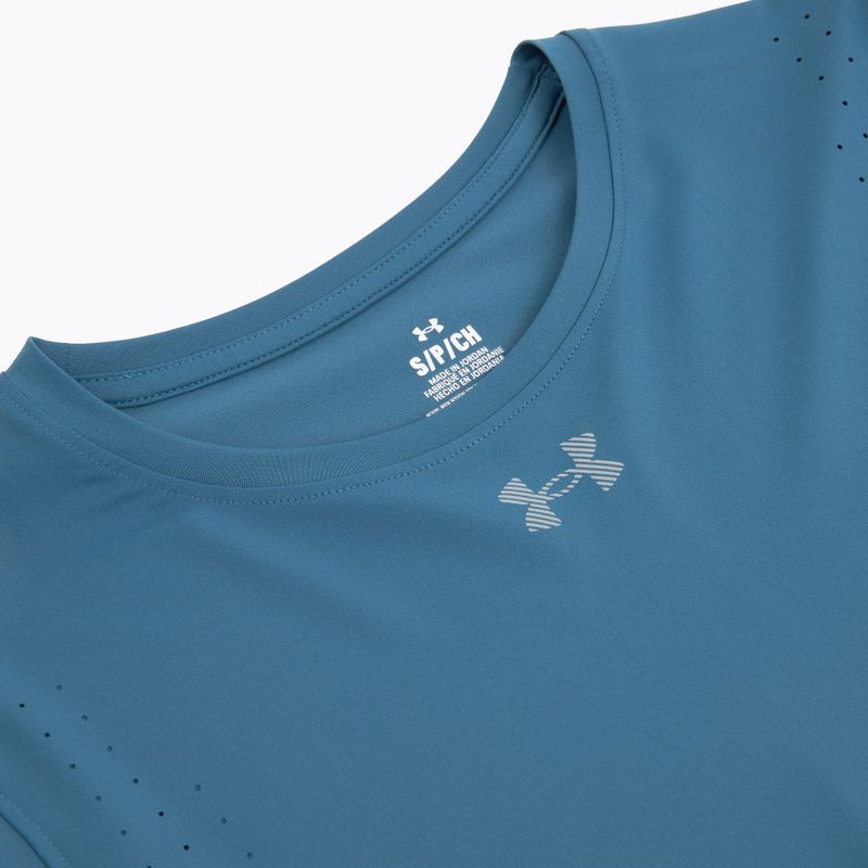 Női futópóló Under Armour Velociti Pro wham blue/hyper green/white 3