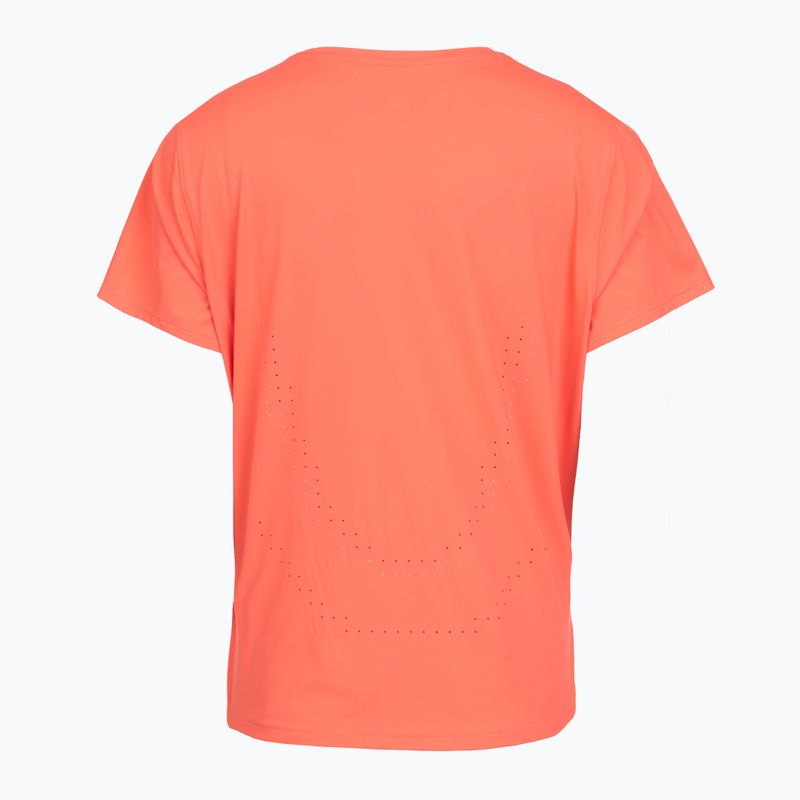 Női futópóló Under Armour Velociti Pro electric tangerine/black/green mode 2