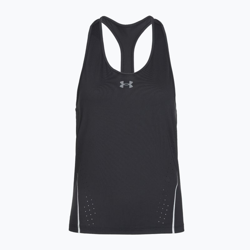 Női futópóló Under Armour Velociti Pro Tank black/black/metallic silver 2