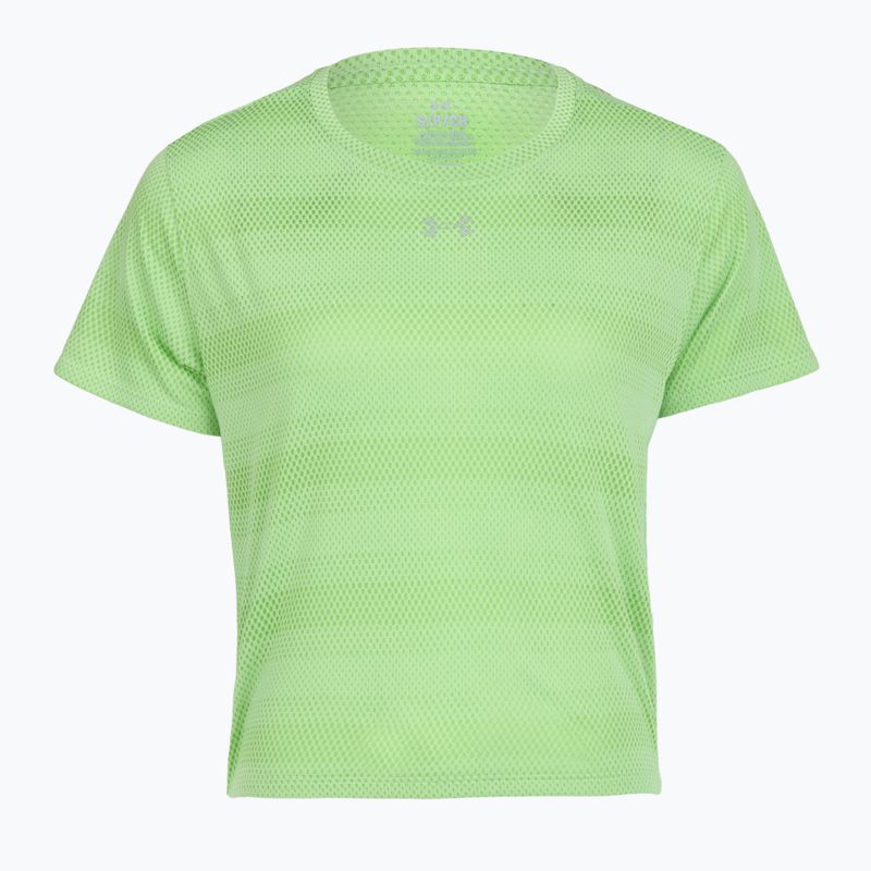 Női futópóló Under Armour Velociti lumos lime/white