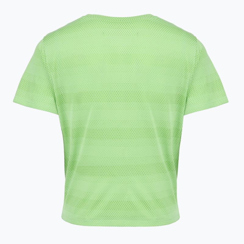 Női futópóló Under Armour Velociti lumos lime/white 2