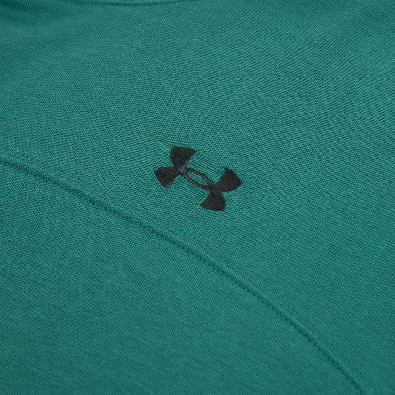 Férfi kapucnis pulóver Under Armour Rival LW Hoodie rack green/black 3
