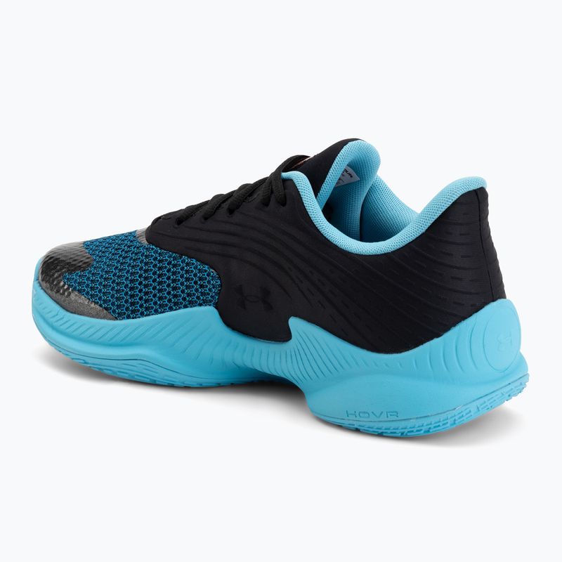 Kosárlabda cipők Under Armour Curry Splash 26 black/blue blur/blaze orange 3