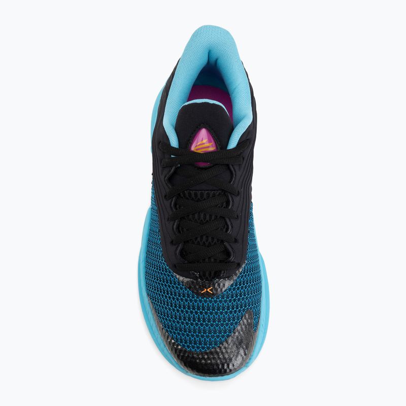 Kosárlabda cipők Under Armour Curry Splash 26 black/blue blur/blaze orange 5