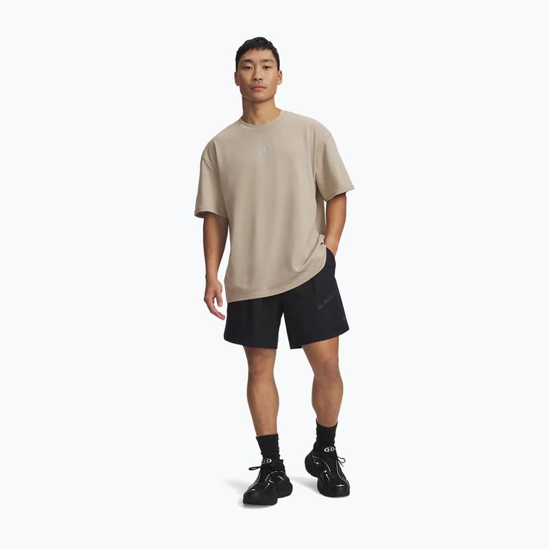 Férfi edző rövidnadrág Under Armour Unstoppable Woven Shorts black/black 2